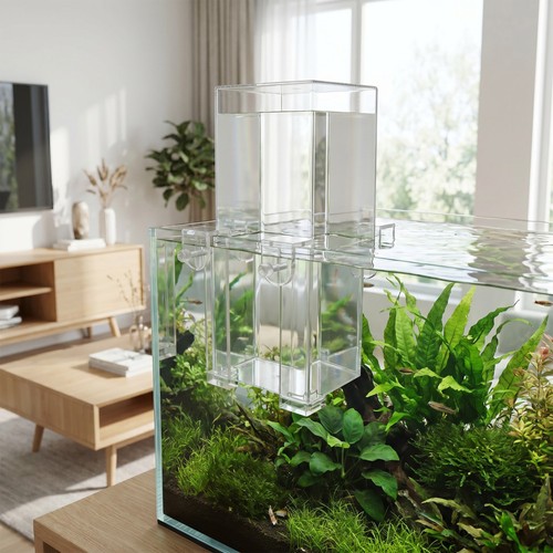 Aquarium suspendu sous - ,